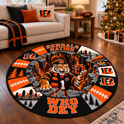 Bengals Nation Custom Floor Mat