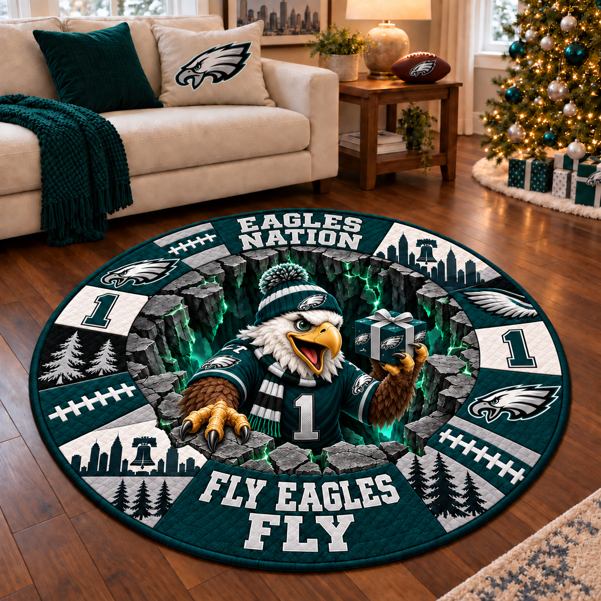 Eagles Nation Custom Floor Mat