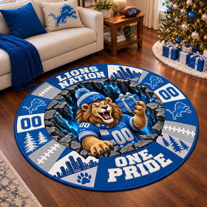 Lions Nation Custom Floor Mat