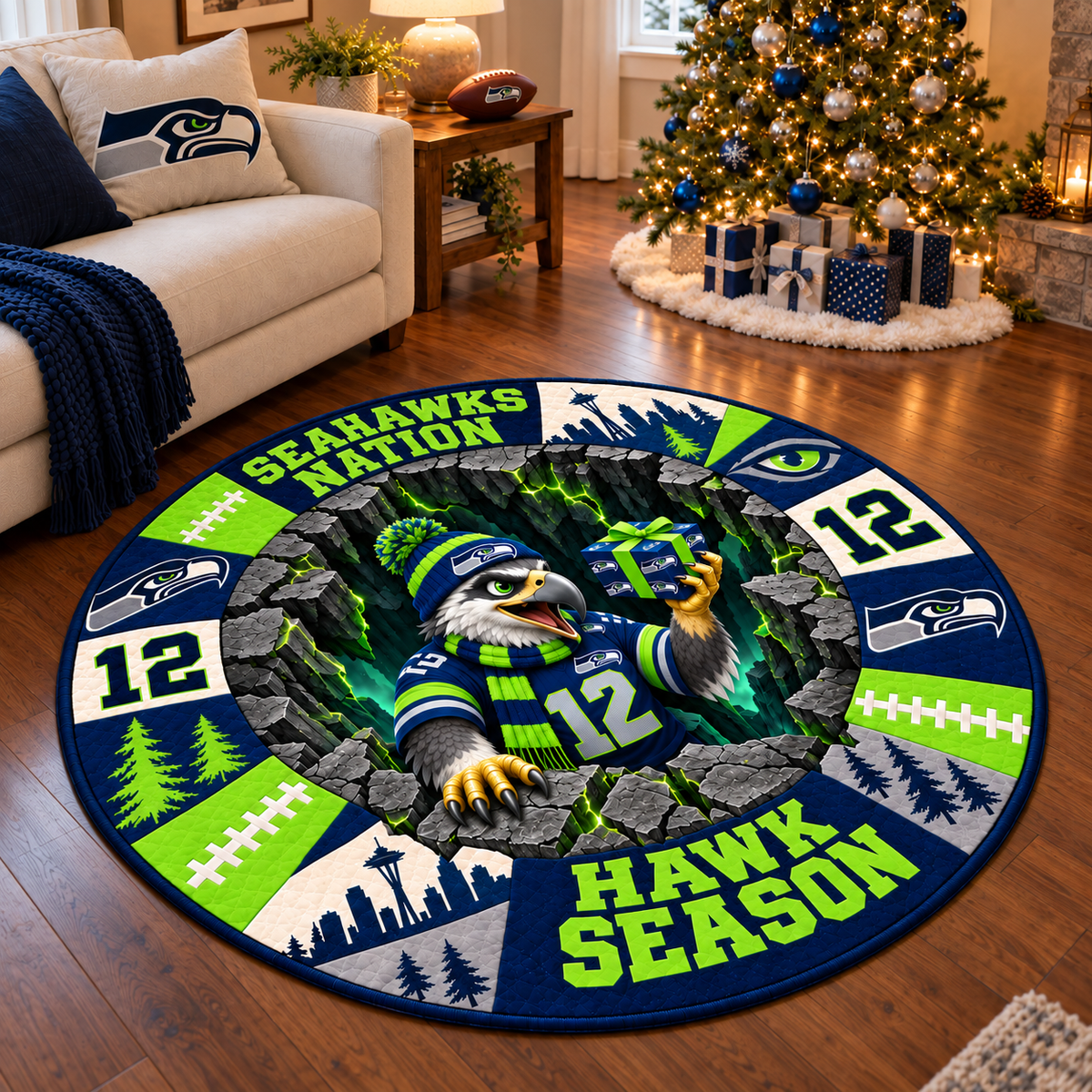 Hawk Season Custom Floor Mat
