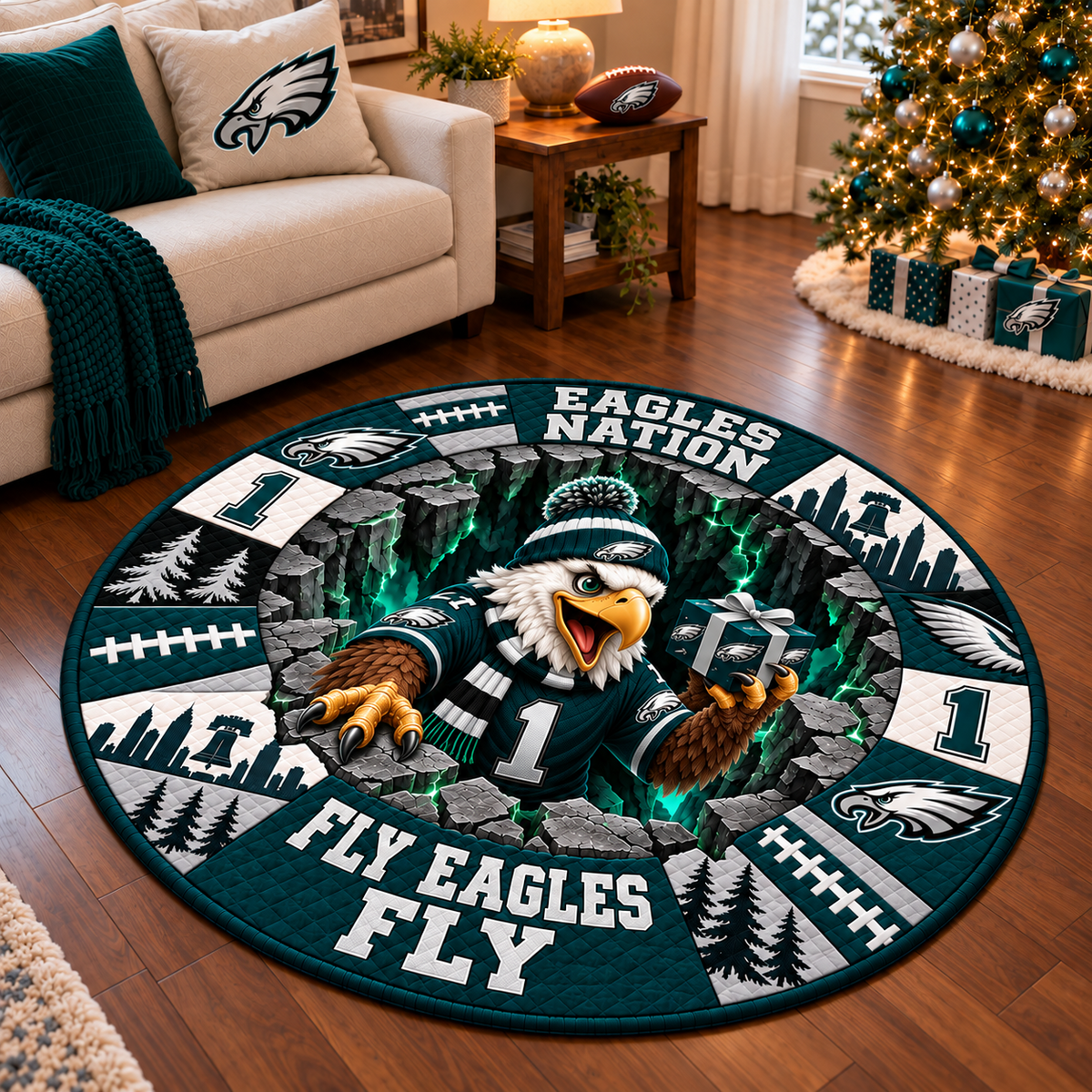 Eagles Nation Custom Floor Mat