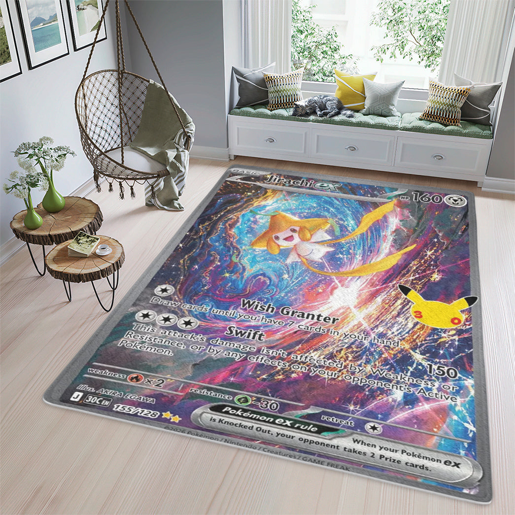 PKM Jirachi Custom Sponge Floor Mat