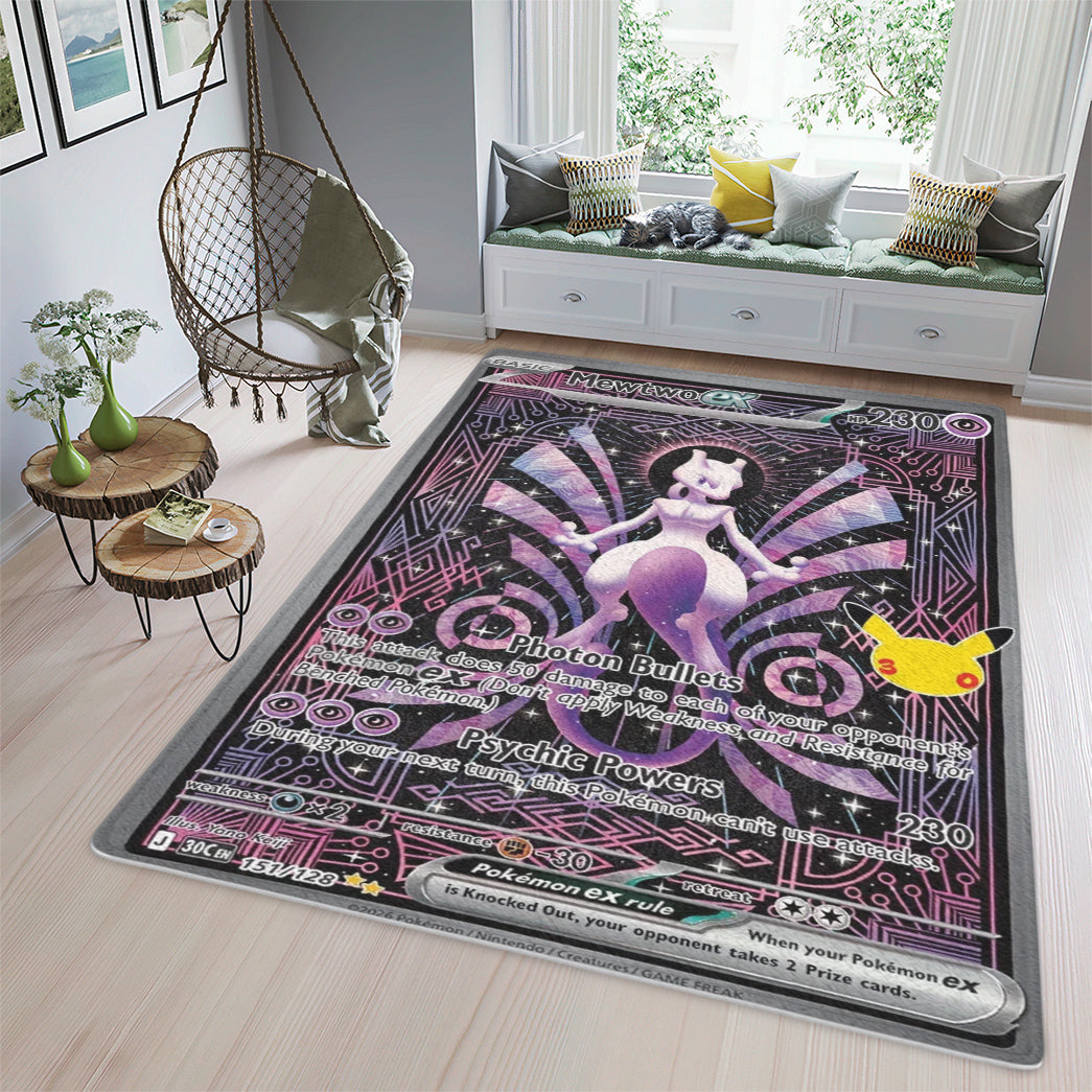 PKM Mewtwo Custom Sponge Floor Mat