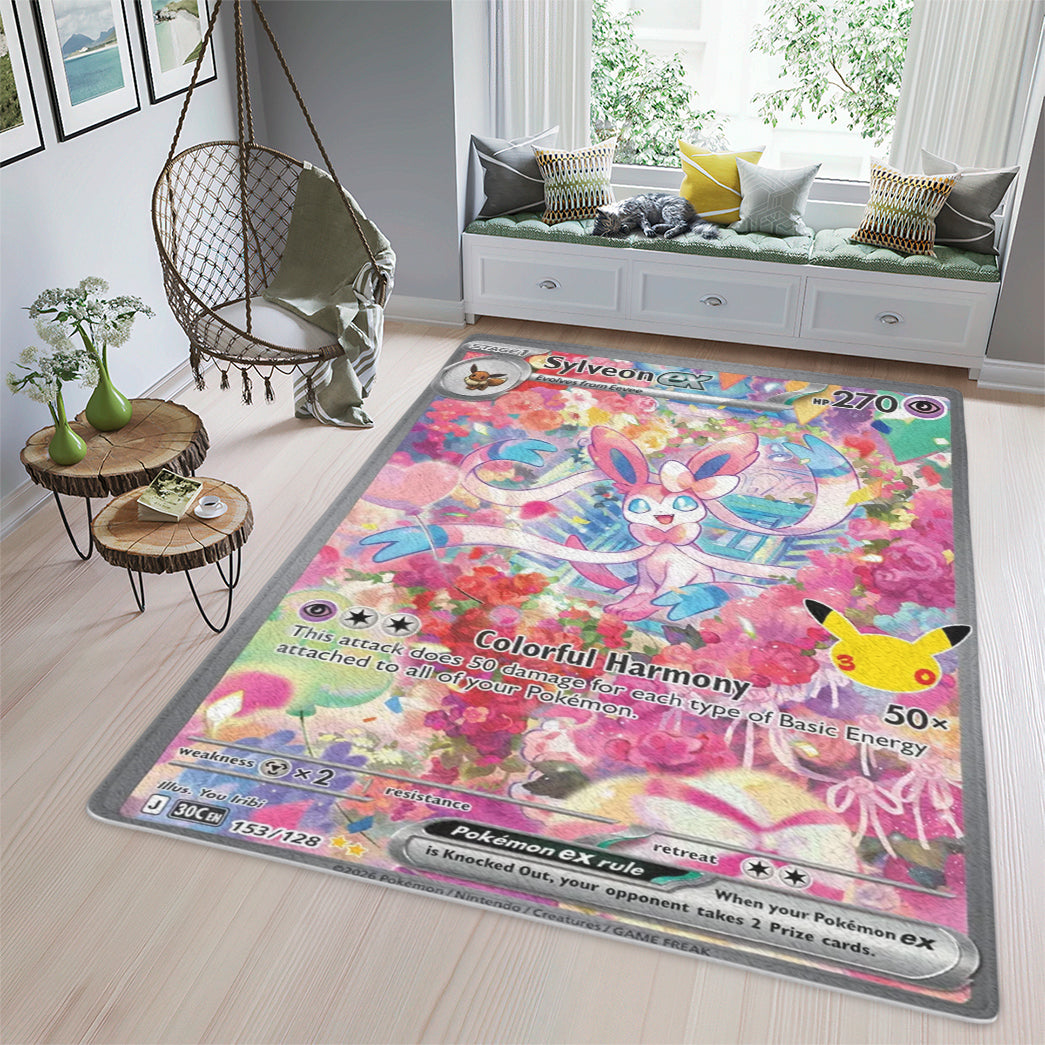 PKM Sylveon EX Custom Sponge Floor Mat