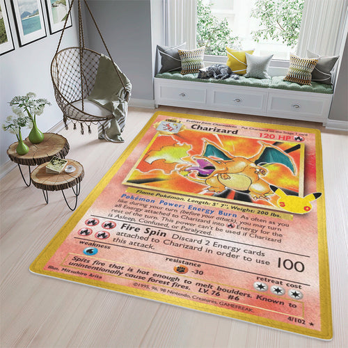 PKM Charizard Custom Sponge Floor Mat